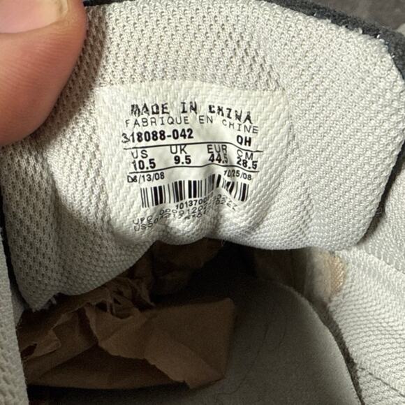 Nike Air Structure Triax 91 Gray Cracked Earth '08 Retro 318088-042 Mens 10.5 - Picture 9 of 11